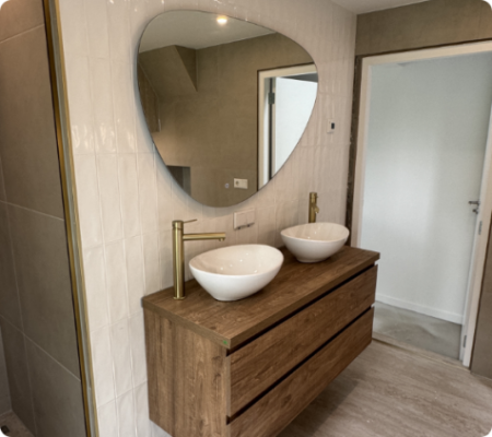badmeubel badkamer Bosmans Afbouw Emmeloord